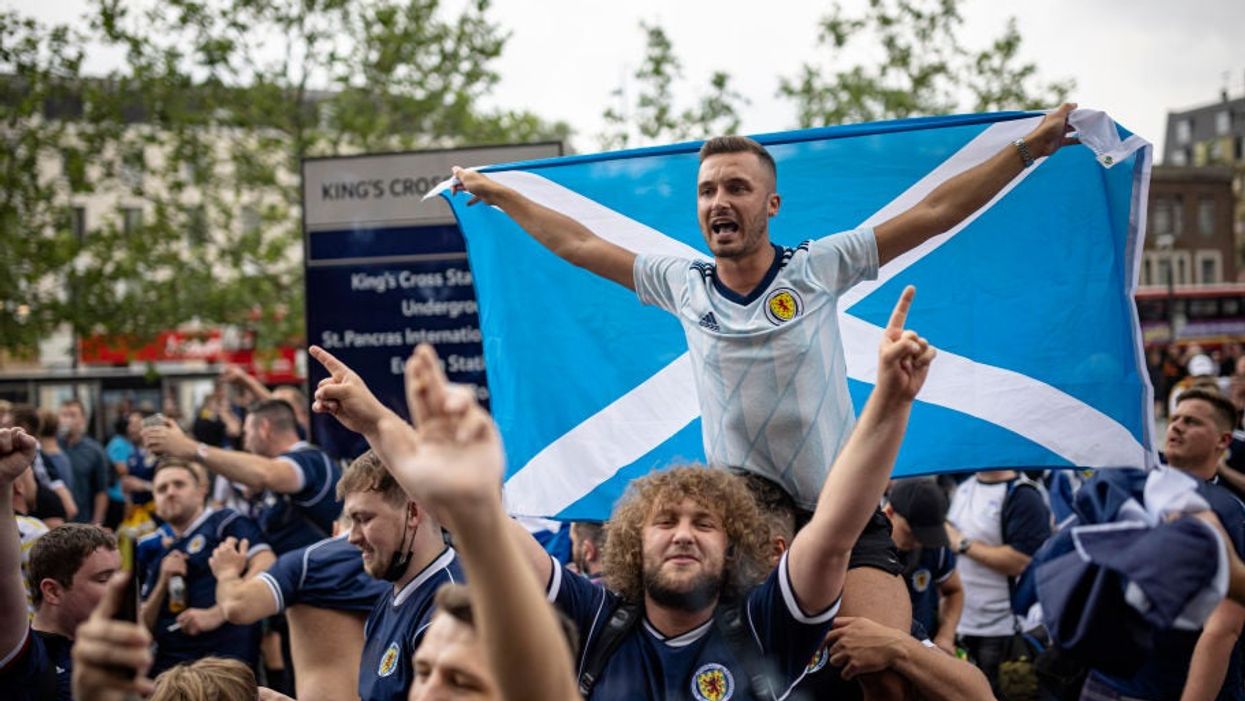 Wild scenes in London as Scotland’s Tartan Army descends for England game