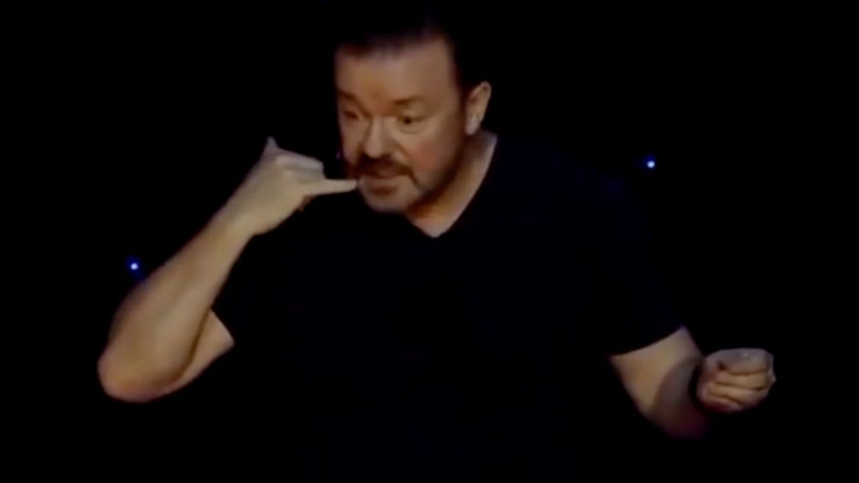 This Ricky Gervais stand-up routine nails what Twitter is really like