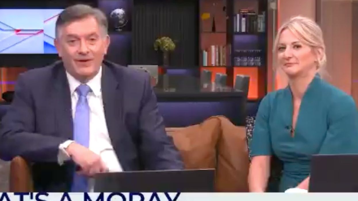 Simon McCoy singing that viral NYT headline might be the best thing to happen on GB News so far