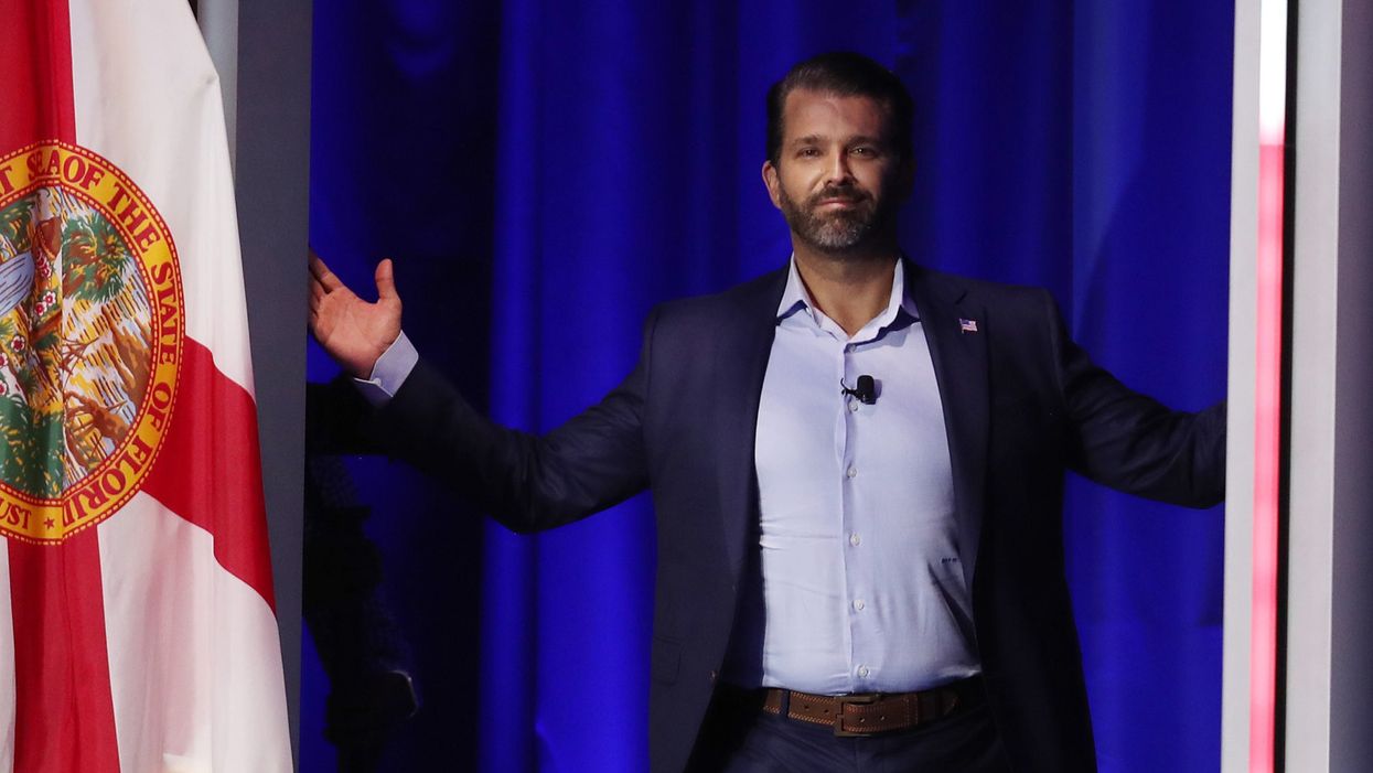 Donald Trump Jr photoshops Jill Biden Vogue cover in angry strop over Melania snub