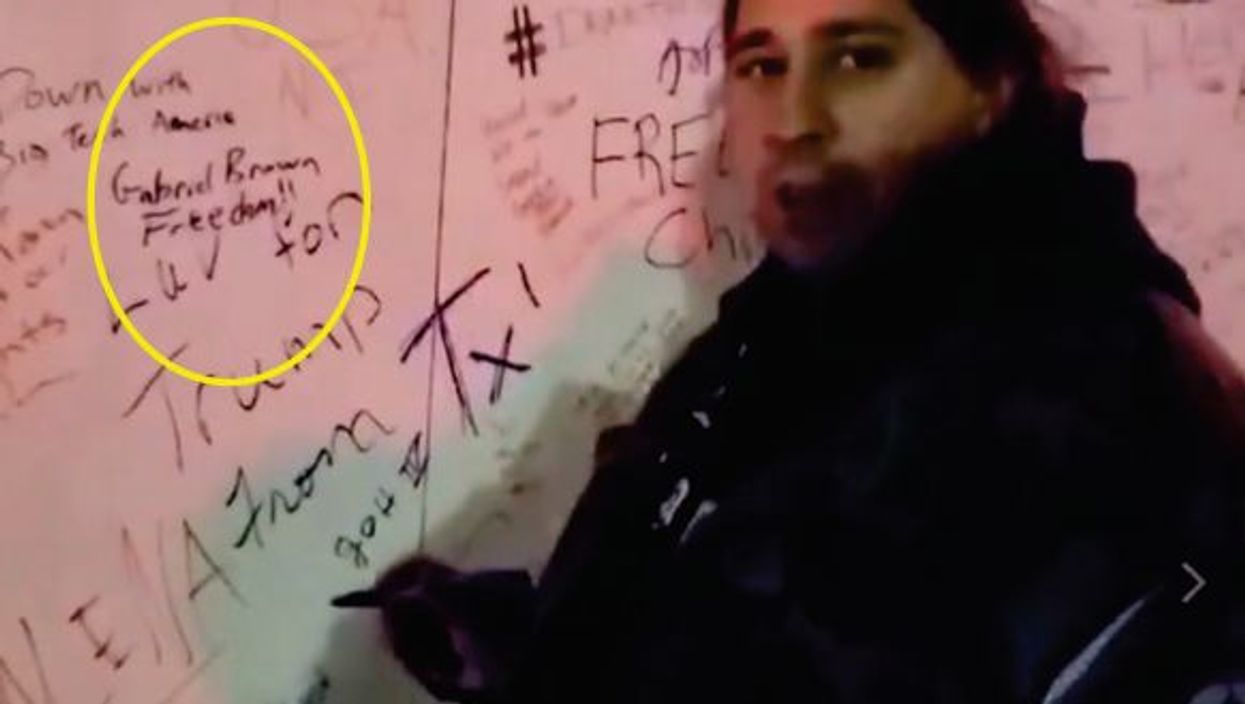 ‘Capitol rioter’ tracked down after signing his real name on a wall outside the building
