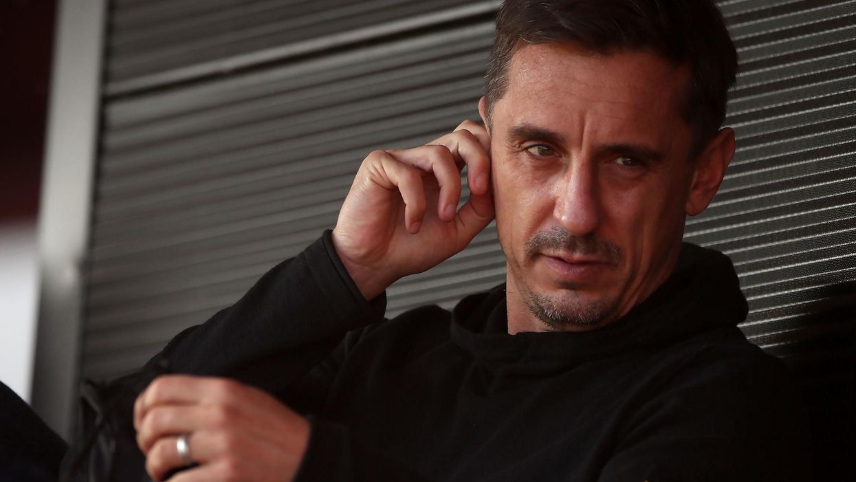 Gary Neville made a remark about leadership last night and people think he was talking about politicians