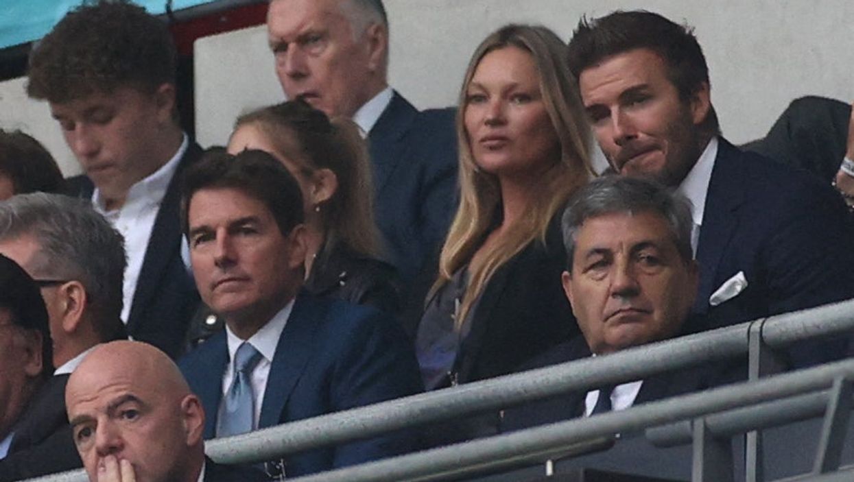 David Beckham and Tom Cruise send fans into a frenzy with ‘iconic’ fist bump at Euro 2020 final