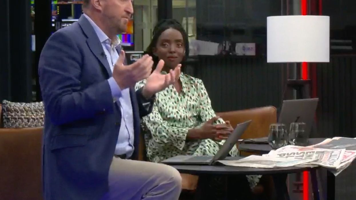 GB News presenter Guto Harri takes the knee live on air – and some viewers aren’t impressed