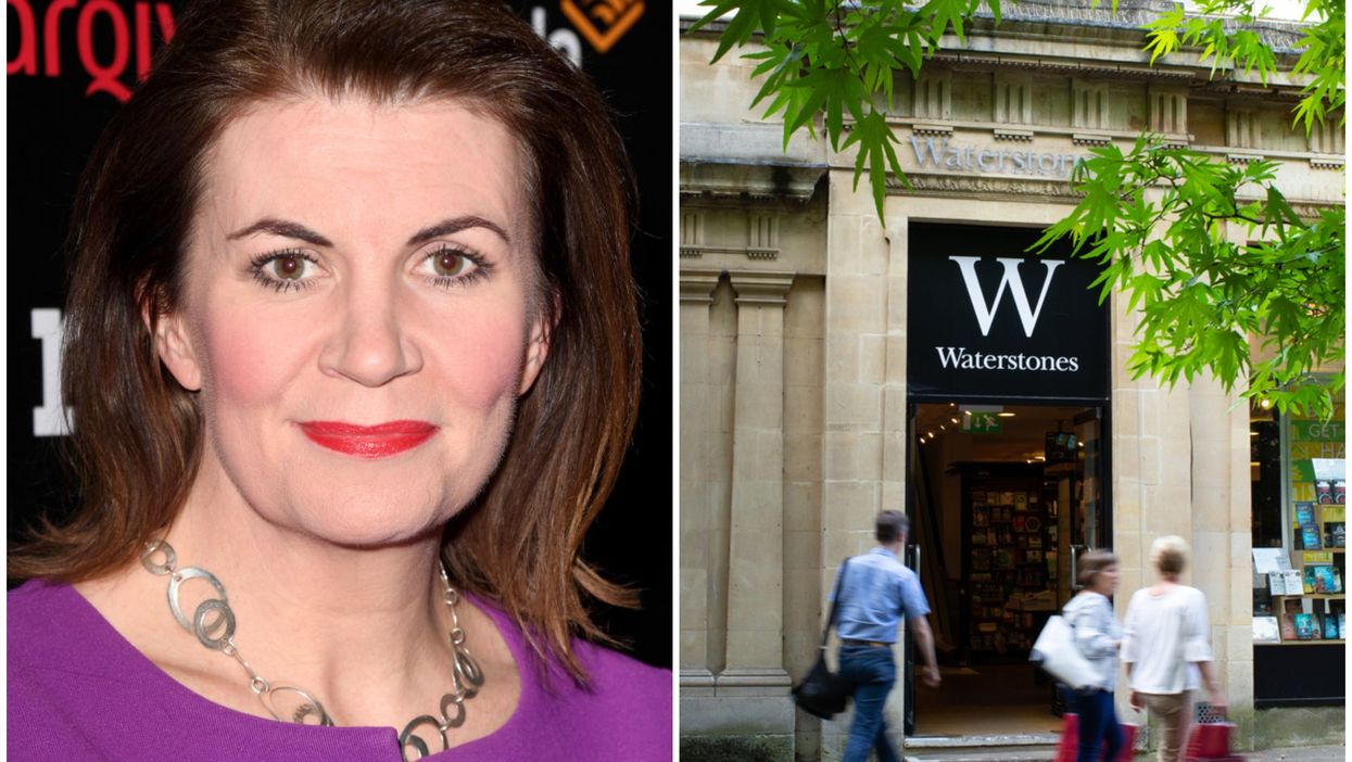 Julia Hartley-Brewer threatens to boycott Waterstones over face mask guidance – and Twitter’s not impressed