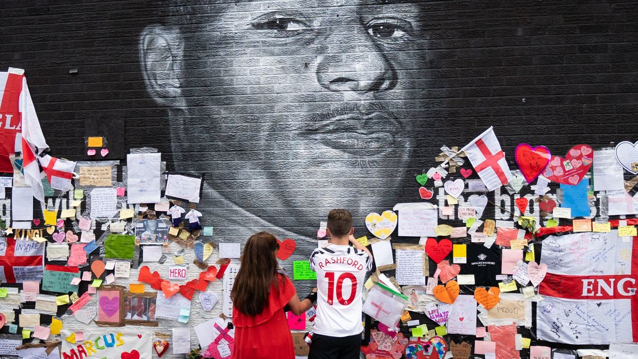 Marcus Rashford’s mural has been flooded with supportive messages – here are 10 of the best