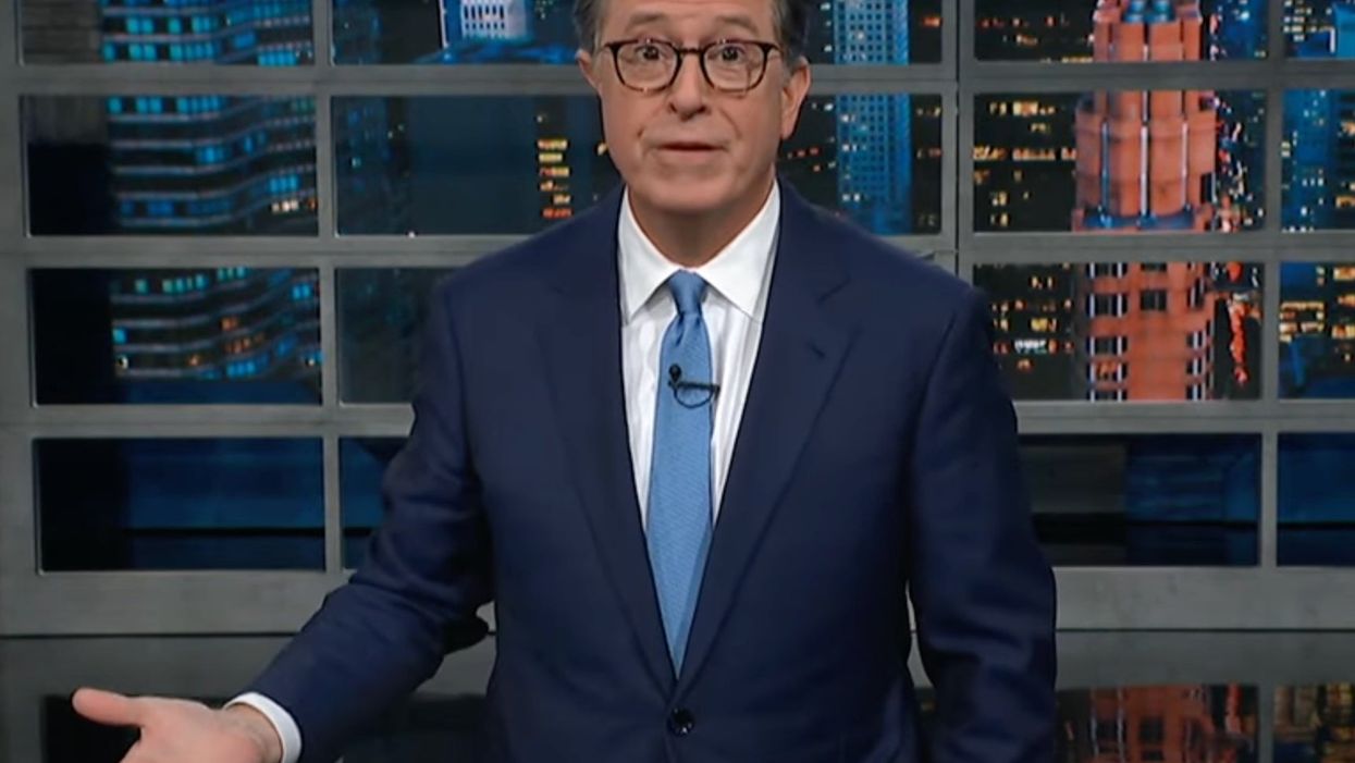 Stephen Colbert says Trump’s name for first time in months as he makes new dig at former president