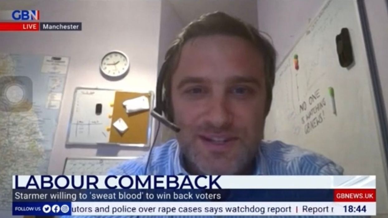 GB News guest trolls news channel’s low viewership with hidden background message
