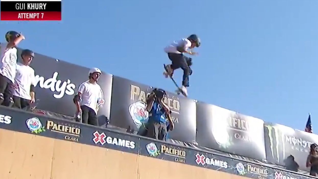 12-year-old wins X Games gold after becoming first skater to land a 1080 on a vert ramp in competition