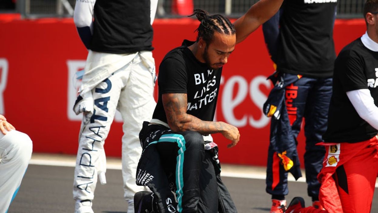 Lewis Hamilton was racially abused on social media after his Grand Prix crash – here’s how Twitter reacted