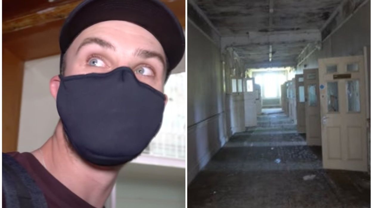 Moment YouTube explorer heard spine-chilling ‘scream’ as he wandered abandoned mental asylum