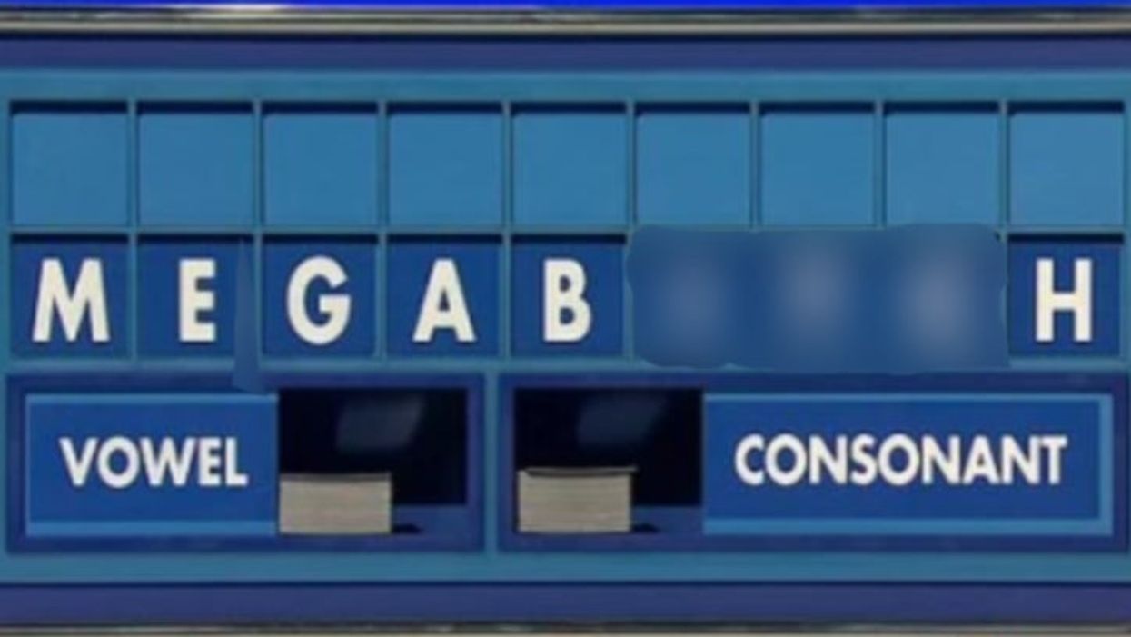 Viewers in hysterics as ‘Megab***h’ is revealed as a word on Countdown
