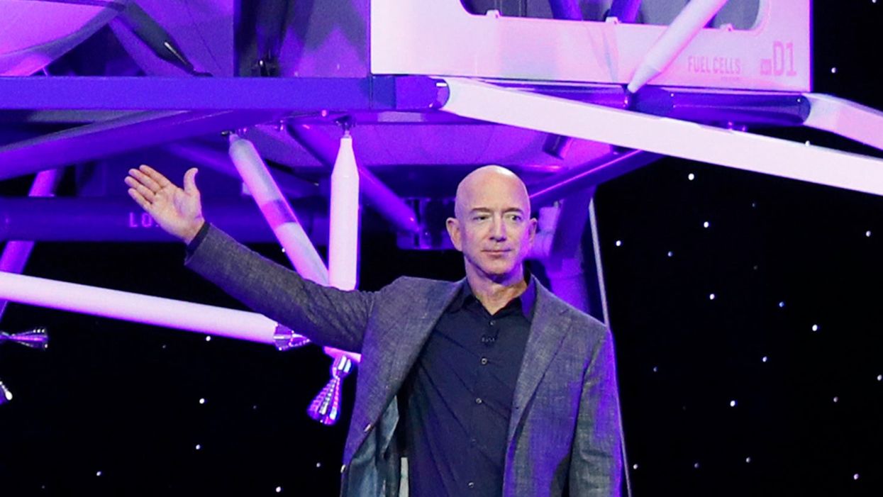 Jeff Bezos blasted for travelling to space amid criticism of Amazon workers’ treatment