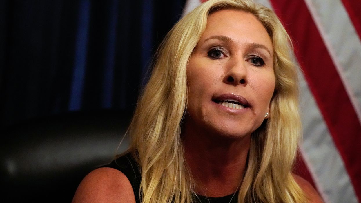 Marjorie Taylor Greene slammed for laughing at a question about children dying from Covid