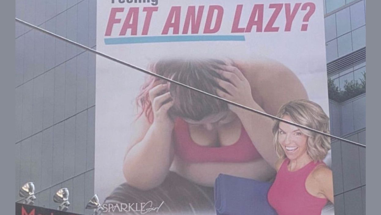 ‘Fat and lazy’ Times Square billboard sparks body shaming fury