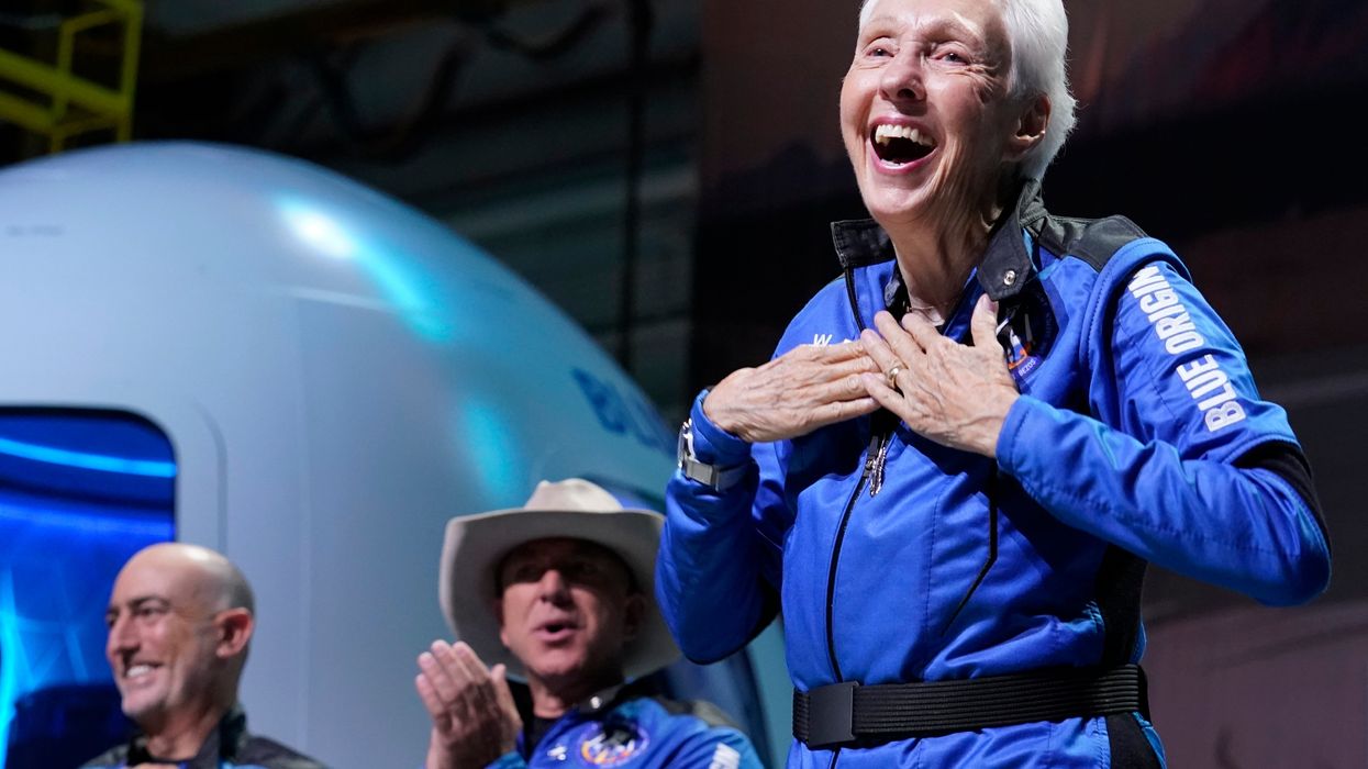 Wally Funk, 82, gives Jeff Bezos’ space adventure a not-so-stellar review