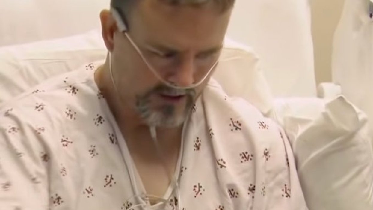 People stunned as man hospitalised with Covid tells TV crew he still won’t get vaccine