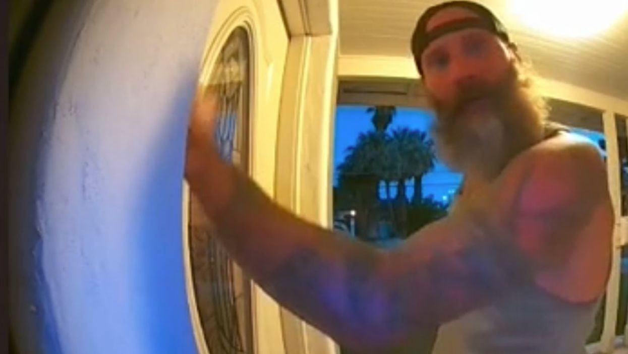 Terrifying moment a ‘demonic’ man was caught on doorbell cam threatening to ‘rape and kill’ woman inside