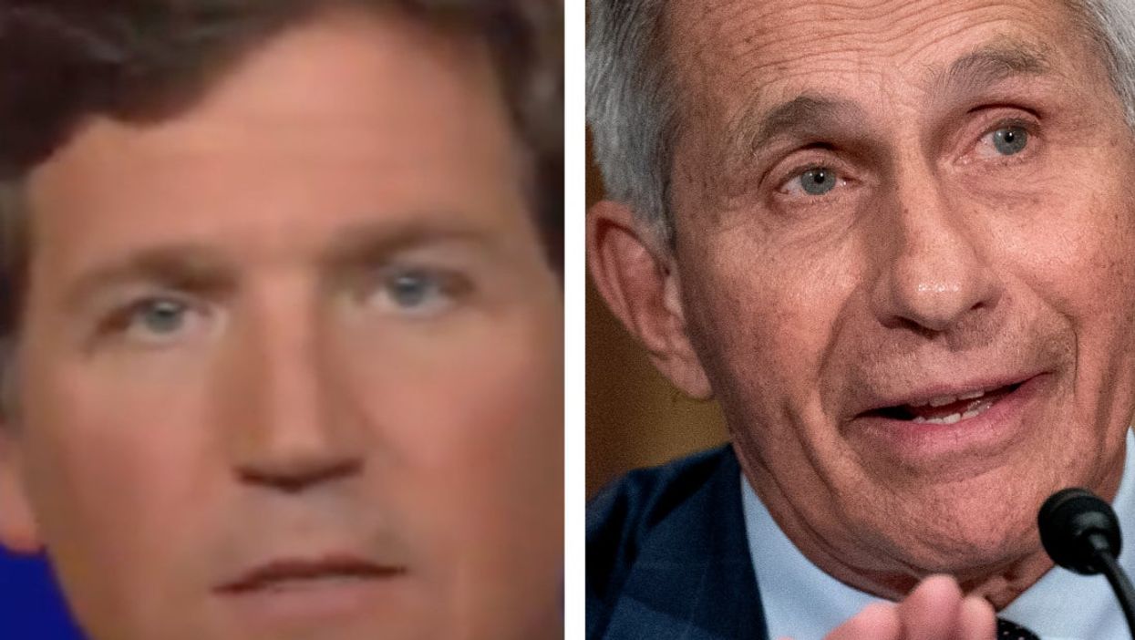 People want Dr Fauci to sue Tucker Carlson after he accused scientist of creating Covid