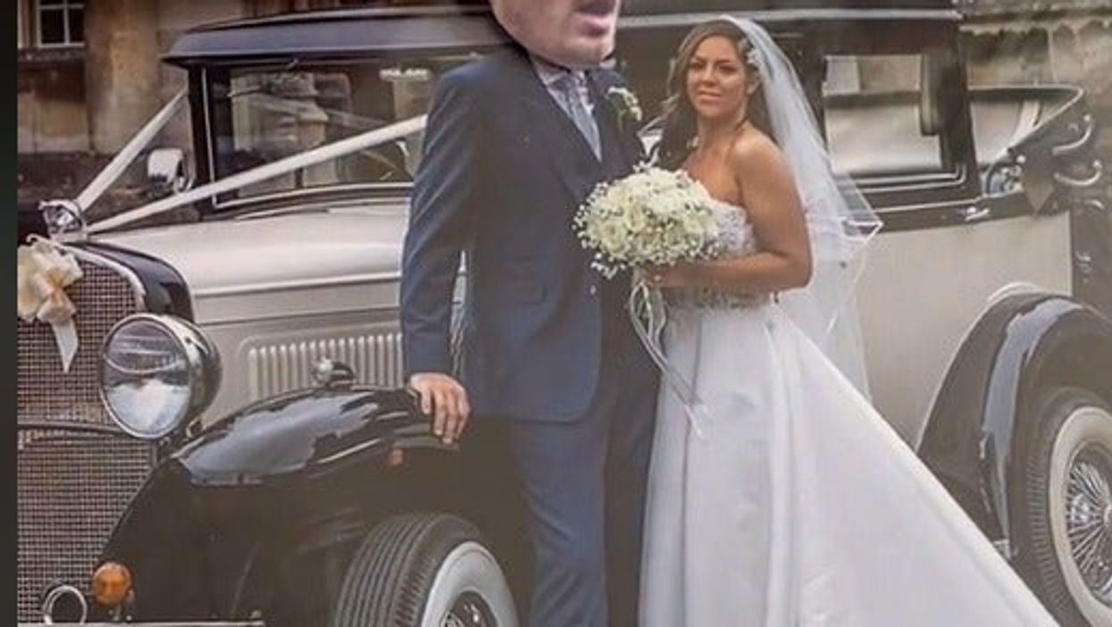 Woman replaces husband with Jack Grealish in wedding photos and it takes ages for him to notice