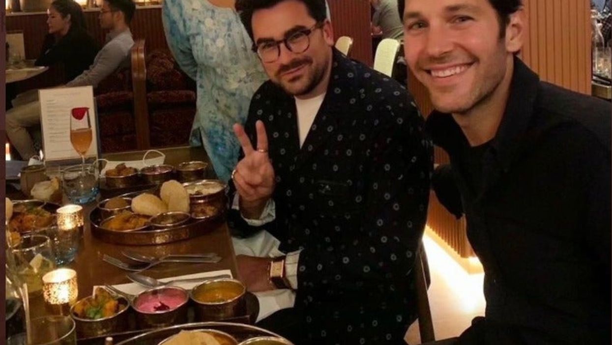 Photo of Paul Rudd hanging out with Dan Levy goes viral and has everyone making the same point