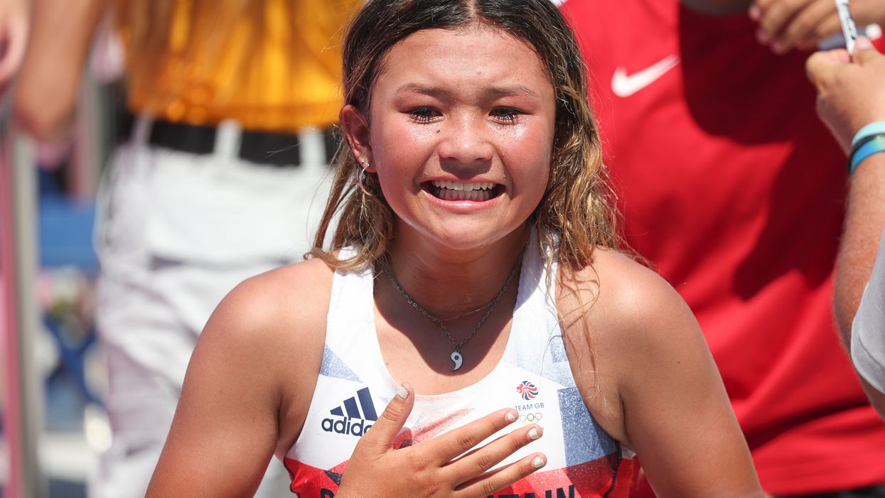 Fans rejoice as Sky Brown becomes the youngest Olympic medallist in British history