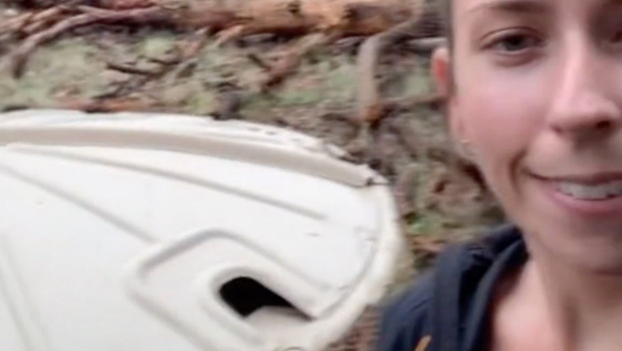 Woman says she thinks she’s found a UFO in her back yard and shared ‘evidence’ on Tiktok