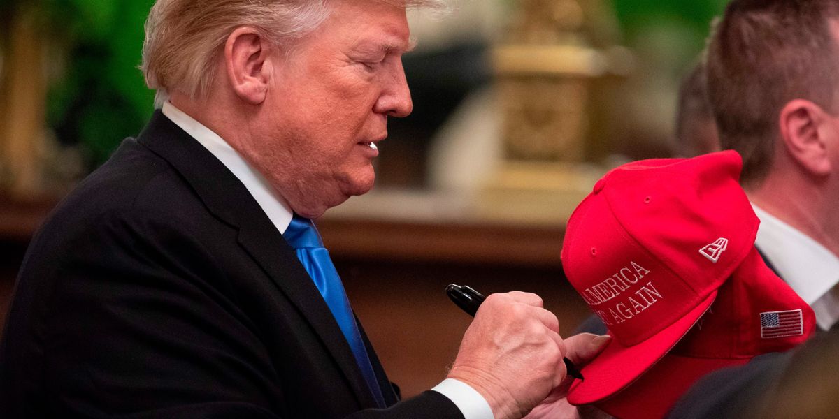 Trump unveils new MAGA that he ‘personally designed’ and it has strong ...
