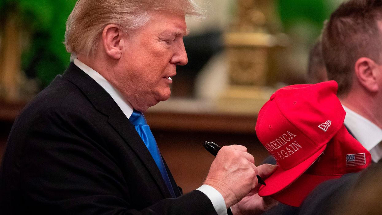 Trump unveils new MAGA that he ‘personally designed’ and it has strong McDonald’s vibes