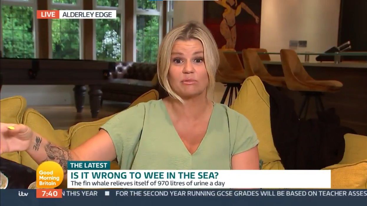 Kerry Katona was on GMB to slam people who ‘wee in the sea’ and no-one knows why