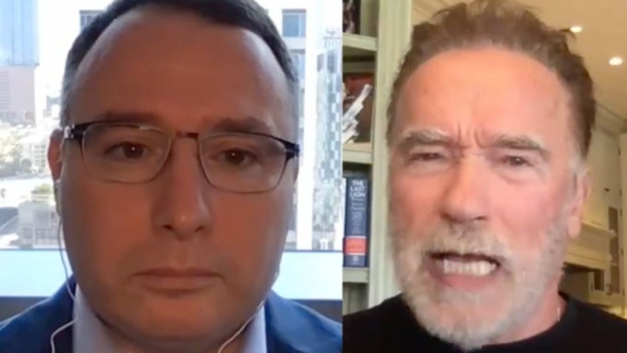 Arnold Schwarzenegger said ‘screw your freedom’ to people who don’t want to wear masks