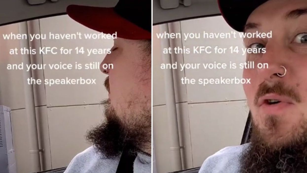 Man spooked after hearing his own voice speaking on KFC drive-thru machine