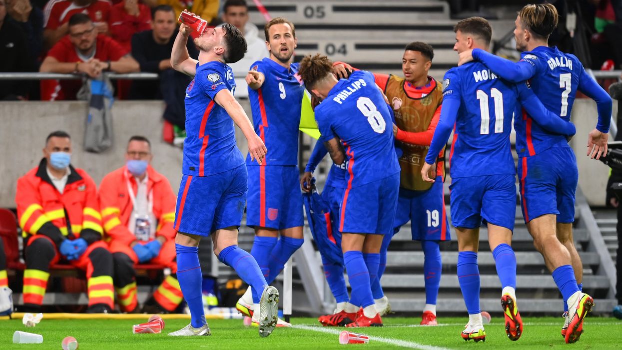 Jack Grealish and Declan Rice mock Hungary fans in the best way after racist abuse of England players