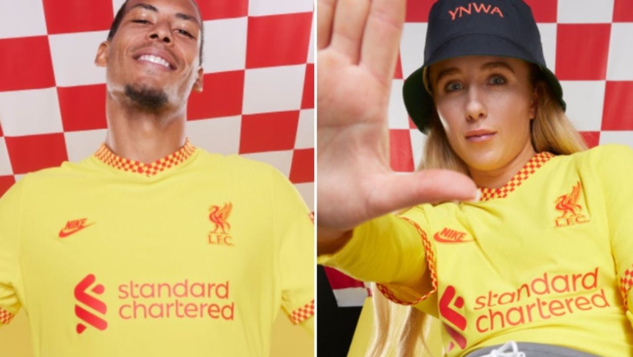 Liverpool’s new kit mocked for looking like a Five Guys or McDonald’s uniform