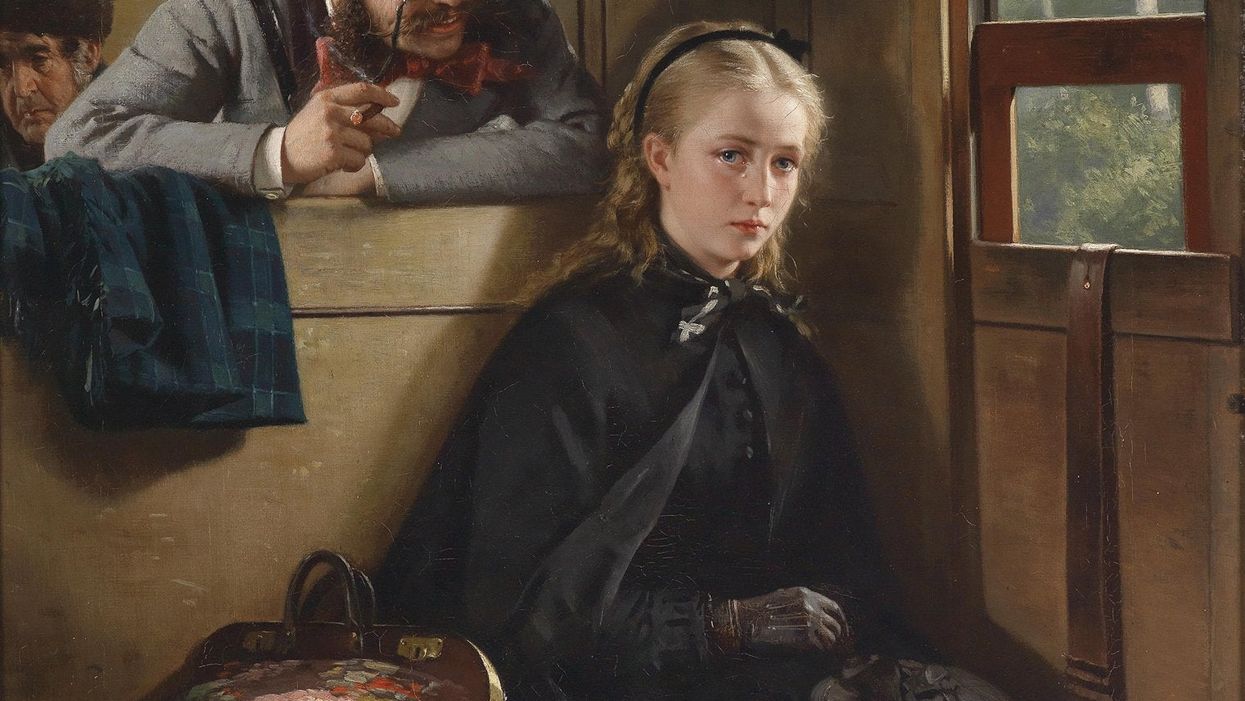 Historic painting of man bothering a woman goes viral as it reminds people of more modern memes