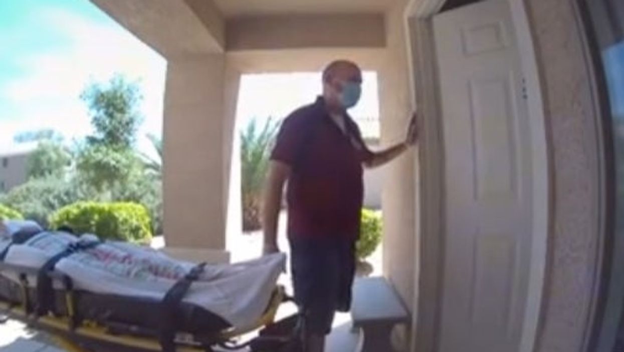 TikTok shows hospice workers deliver elderly woman on a stretcher to the wrong home
