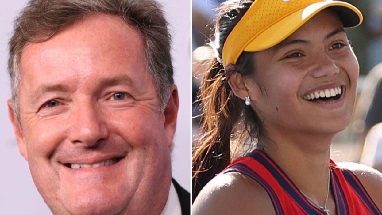 Piers Morgan roasted as he compares himself to tennis star Emma Raducanu