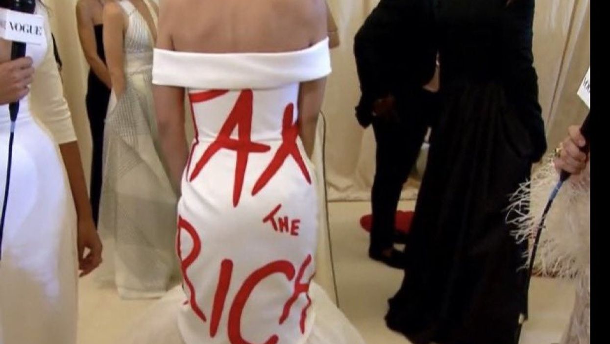 Met Gala 2021: AOC wears ‘tax the rich’ ballgown to party filled with multi-millionaires