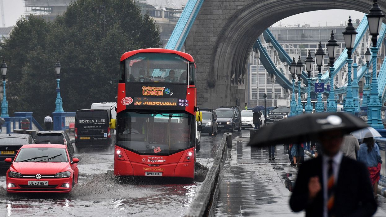 8 of the most dramatic images of flooding as heavy rain batters London again