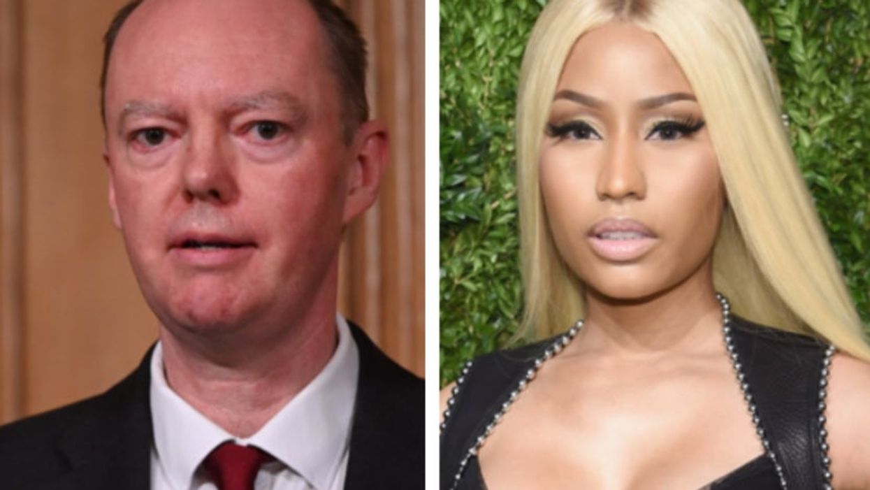 Chris Whitty slaps down Nicki Minaj over swollen testicles claim
