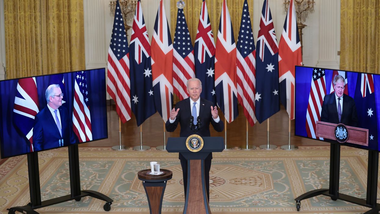 Moment Joe Biden appears to forget Australian prime minister’s name