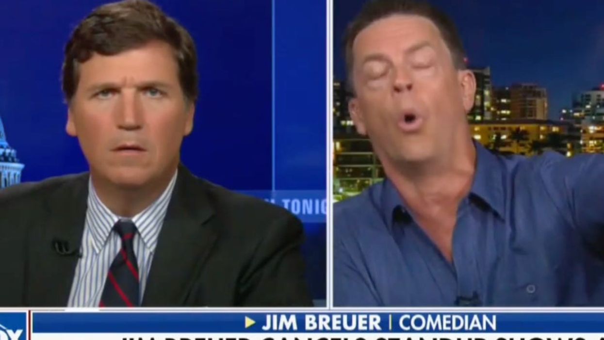 Tucker Carlson guest makes seal noises while mocking vaccine mandates and says: ‘Kill the beast’