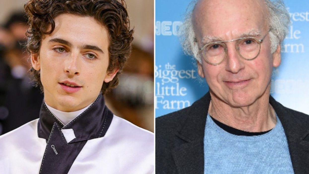 ‘The crossover I’ve been waiting for’: Timothée Chalamet and Larry David have lunch together and fans love it