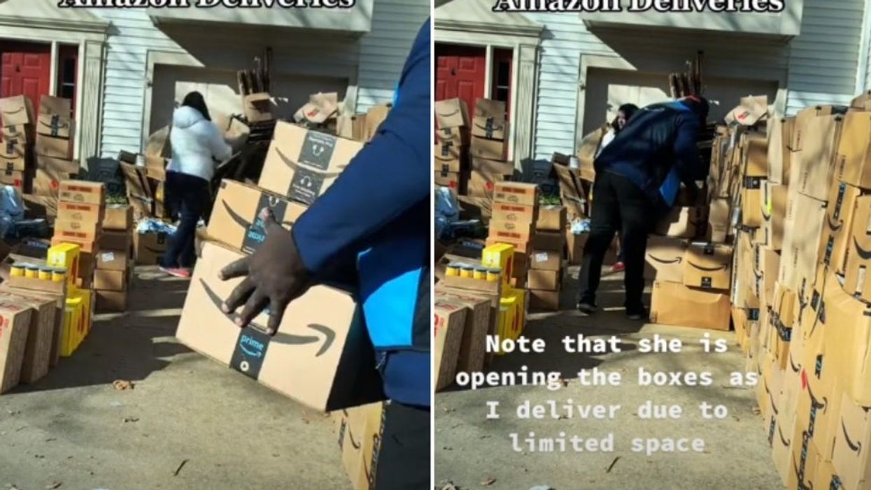 Amazon worker films delivery task that made him reach breaking point and quit