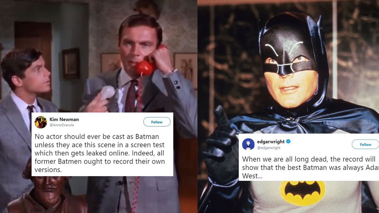 This scene from the 1960s Batman TV series is a piece of comedy genius