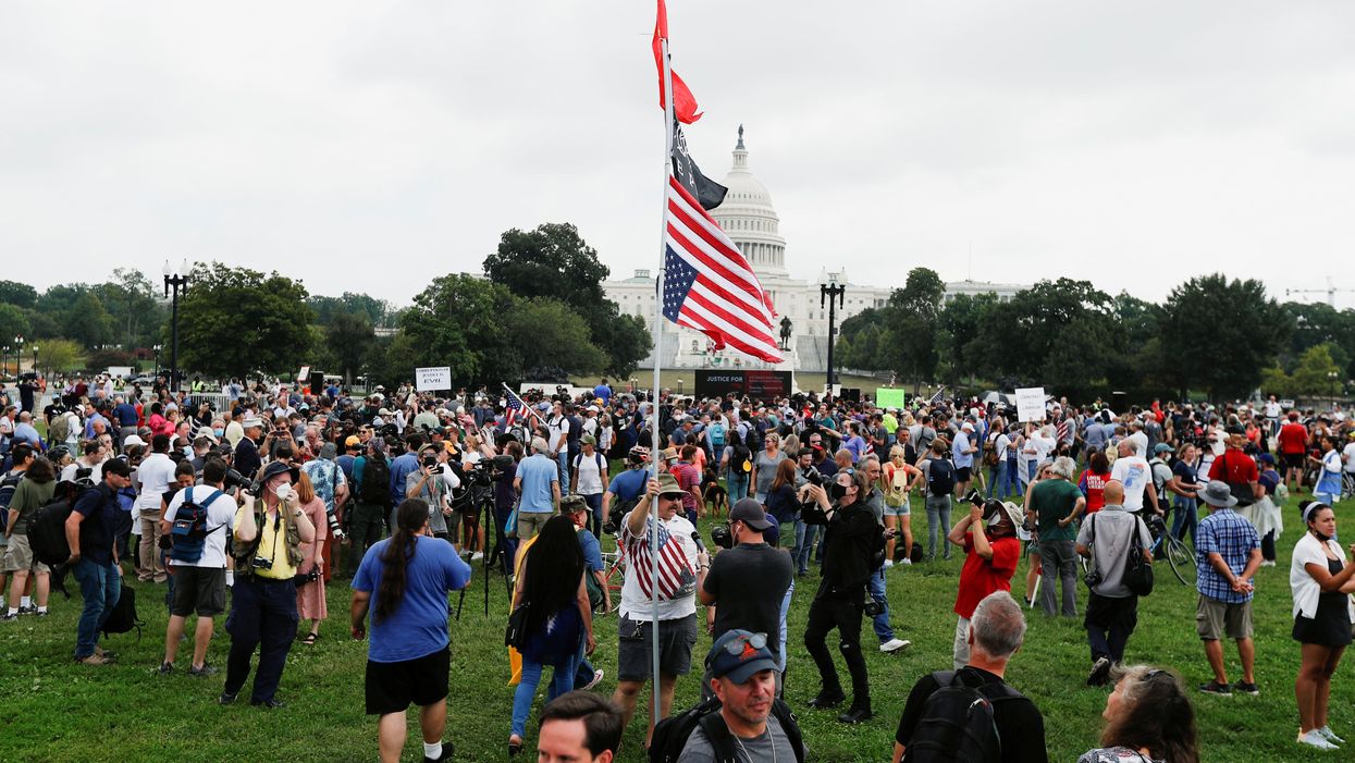 Rally in support of Jan 6 rioters mercilessly mocked as more journalists show up than Trump fans