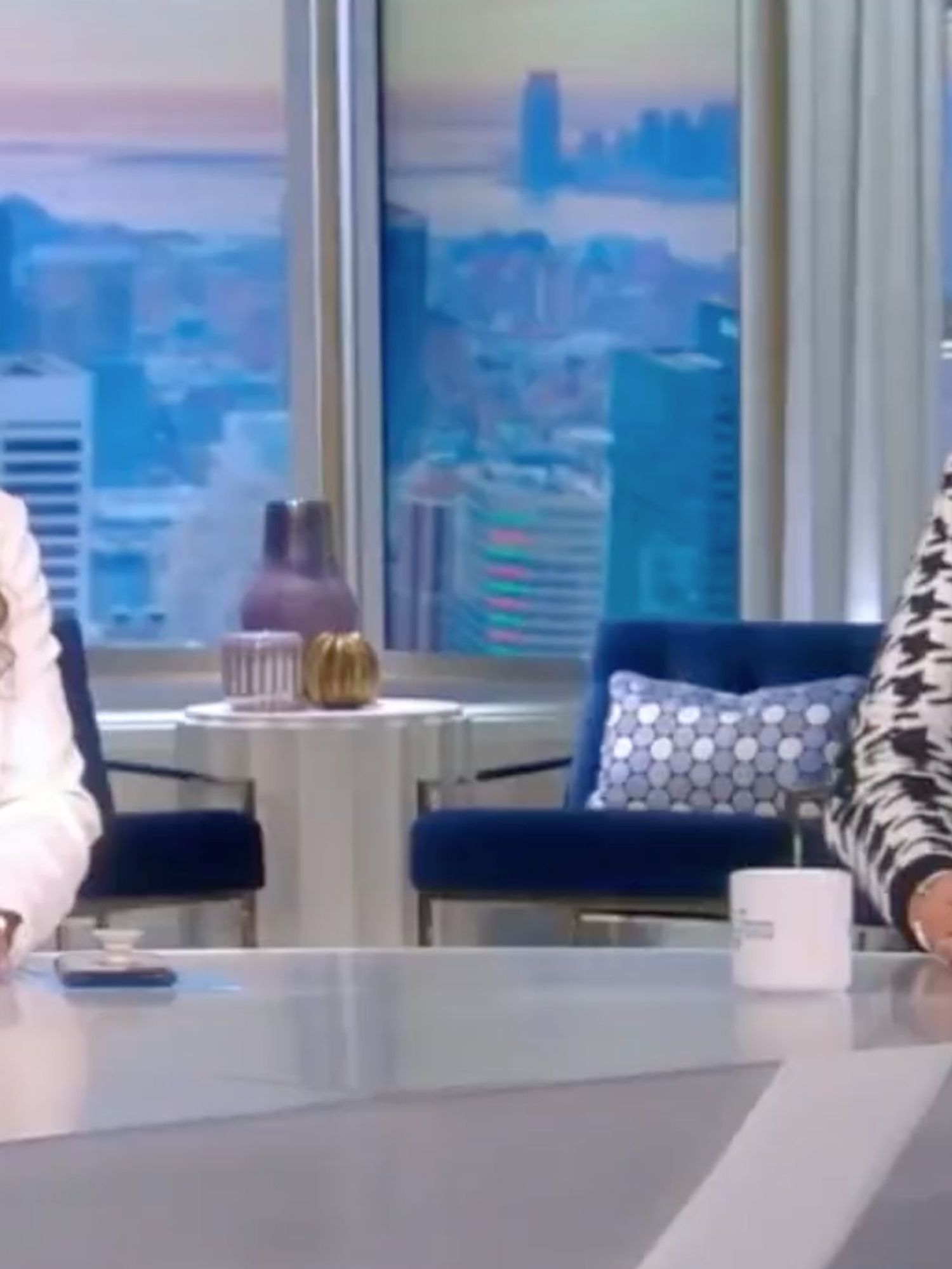 Kamala Harris’ ‘The View’ interview thrown into chaos as two hosts pulled off air over Covid infection