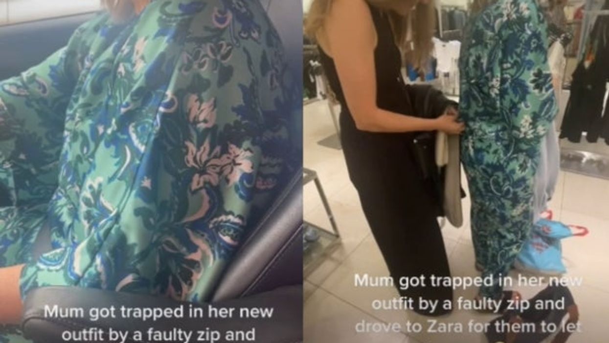 Mum gets trapped in Zara jumpsuit and has to return to store to free herself
