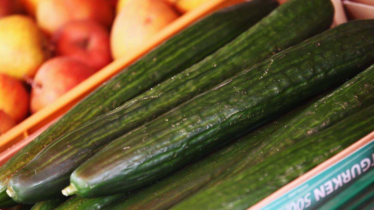 Man with ‘world’s largest penis’ uses cucumber to illustrate the size of his large appendage