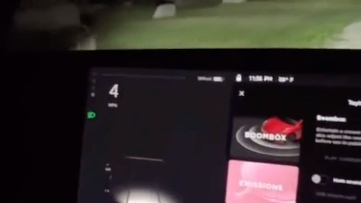 Driver thinks Teslas can see dead people after pedestrian warning light flashed in empty cemetery